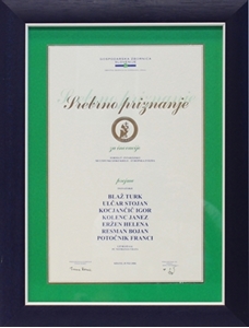 Picture of GZS - Srebrna nagrada za naj inovaciju Gorenjske 2006