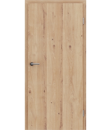 Picture of Furnirana unutrašnja vrata s uspravnom strukturom GREENline - hrast grča pukotina brušeni mat luženi lakirani